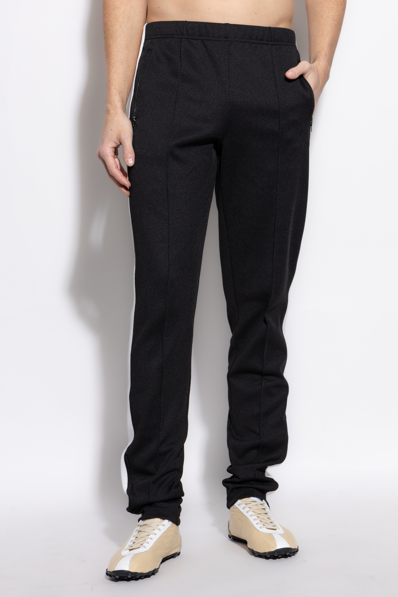 人気を誇る Black Pants with side stripes Maison Margiela - Vitkac Italy パンツ